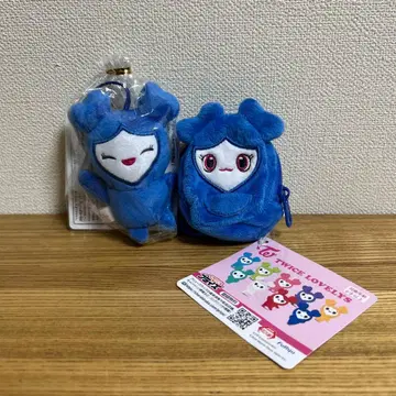 TWICE x GIGO 미니 백팩 파우치, 참 포함 마스코트 츠부리