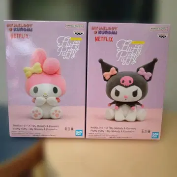 마이멜로디 쿠로미 Fluffy Puffy 피규어