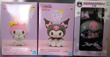 마이멜로디 쿠로미 Fluffy Puffy 피규어 클리어 마스코트