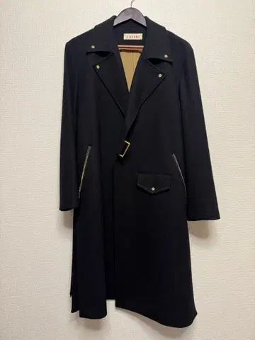 CULLNI 17AW 라이더스 코트 타이로켄 블랙 사이즈 1