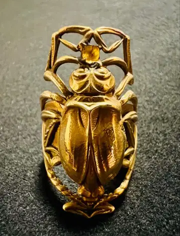 곤충 모티브 쇠똥구리 이집트 골드링