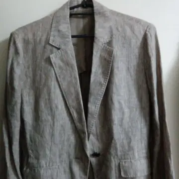 꼼 에 자 마튀르 린넨 베이지 테일러드 자켓