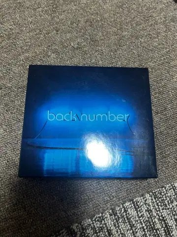 back number 앙코르 최초 한정판 B CD