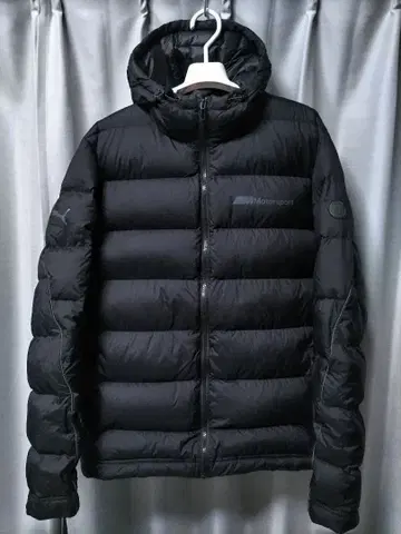 푸마 x BMW 다운 후드티 매트 블랙