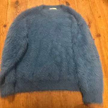 크루넥 스웨터 파랑/블루