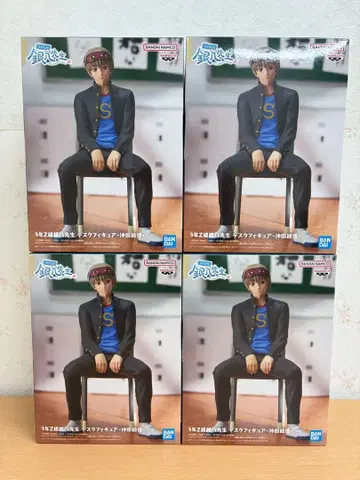 3년 Z반 긴파치 선생님 데스크 피규어 오키타 소고 4개 세트