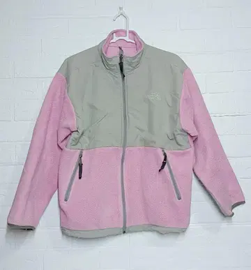 THE NORTH FACE USA 플리스 자켓 핑크/그레이