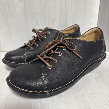 Regal Walker 블랙 가죽 스니커즈 사이즈 24.5