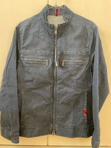 인디고 블루 집업 데님 자켓 긴자 MOTOKI 택 포함 새상품