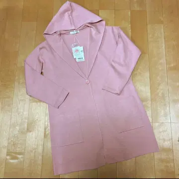 두클라쎄 핑크 롱 니트