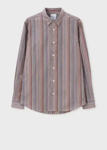 Paul Smith 시그니처 스트라이프 캐주얼 셔츠 S