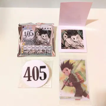 곤 HUNTER x HUNTER 번호판 & 스티커 이타자가