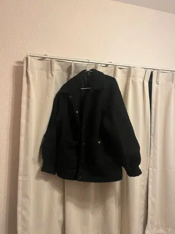 W closet 보아 자켓 블랙