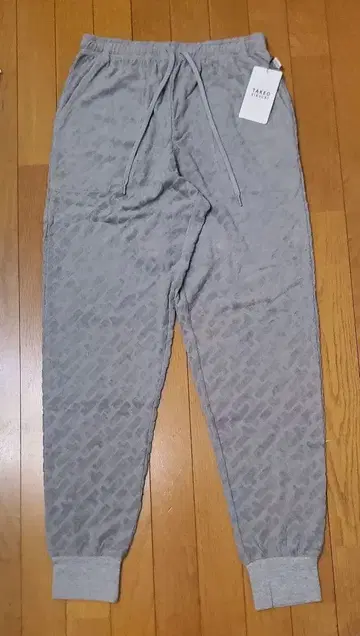 다케오 키쿠치 새상품 남성용 조거 팬츠 (파일/그레이 L)