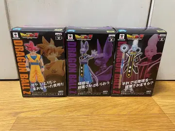 드래곤볼Z 슈퍼 사이어인 갓 손오공 비루스 우이스 피규어 세트