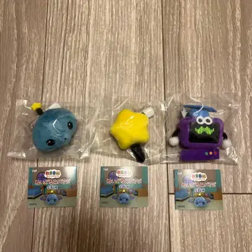 교육 방송 봉제 인형 가챠 3개 세트