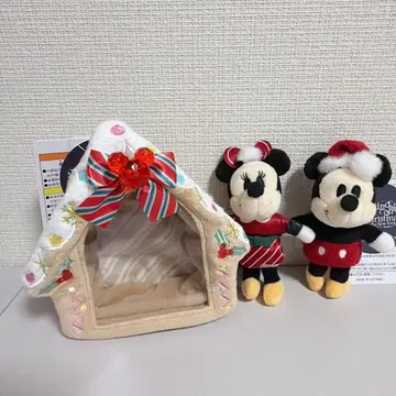 [ 새상품 ] 눈부신 크리스마스 인 뉴욕 봉제 인형 참 파우치 세트