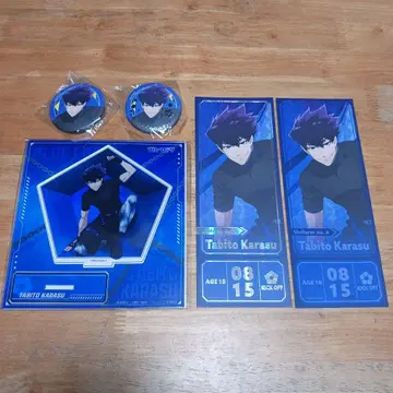 우 타비토 ready fight 아크릴 스탠드 캔뱃지 5종 블루 록