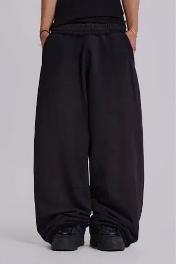 JADED LONDON Black Baggy Monster Joggers