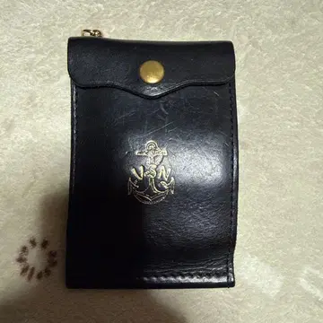 VASCO 블랙 접이식 지갑 USN 로고