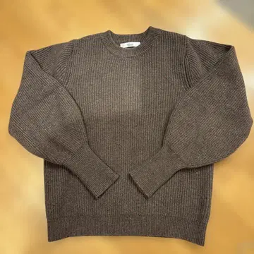 저널 스탠다드 relume 브라운 니트 벌룬 슬리브