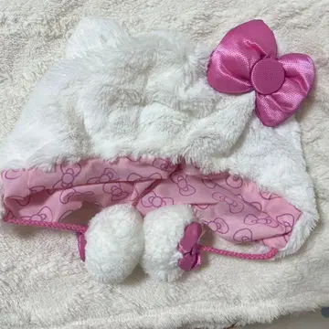 헬로키티 리본 포함 모자