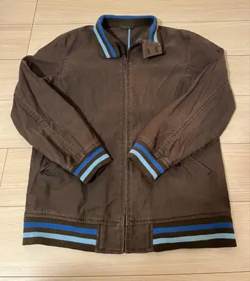 BEAMS archive 스트라이프 리브 집업 자켓