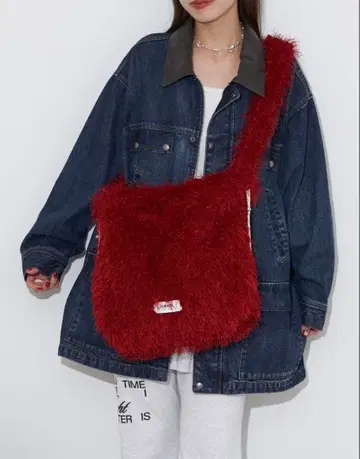 [ GRAIN ] 몬스터 퍼 숄더백