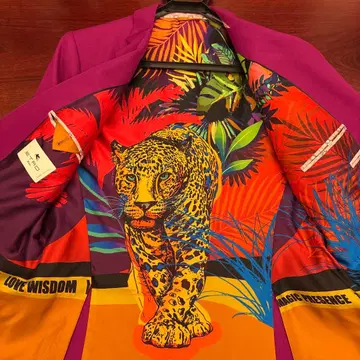 ETRO 컨디션 최상 보라색 테일러드 자켓 사이즈 56