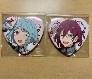 앙스타 스타포니 하트 캔뱃지 시노 하지메 사에구사 이바라