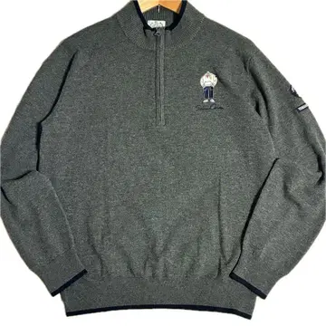 SINA COVA x YAMAHA MARINE 하프 지퍼 니트