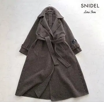 새상품급 SNIDEL(스나이델) 스탠드 칼라 리버 코트