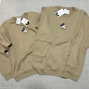 Disney 미키마우스 맨투맨 2개 세트 M XL