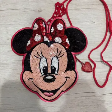 미니 마우스 숄더백 스팽글
