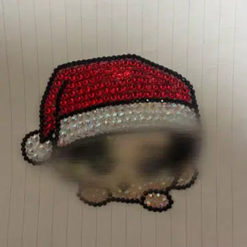 SnowMan 메구로 산타 부채 데코 부채 데코 부품