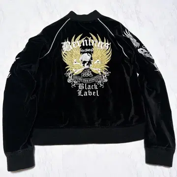 y2k SHO BERNINGS jacket 벨로아 스컬