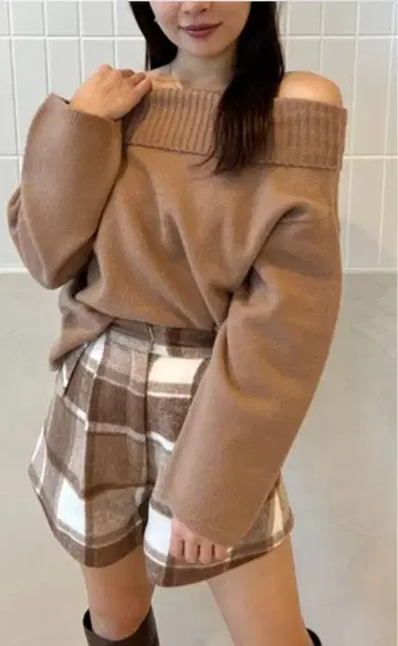 EIMY ISTOIRE 워미 체크 숏팬츠