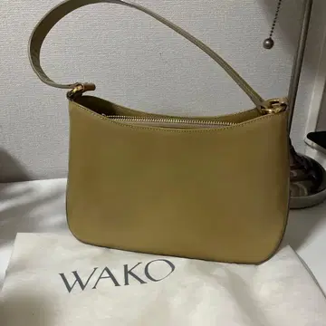 WAKO 베이지 핸드백