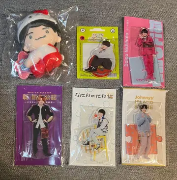 나니와단시 산리오 봉제 인형 아크릴 스탠드 니시하타 다이고