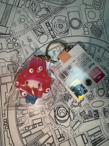 m*r님 [ 마이멜로 ] 산리오 미야쿠미야쿠 클리어 입체 마스코트 키링