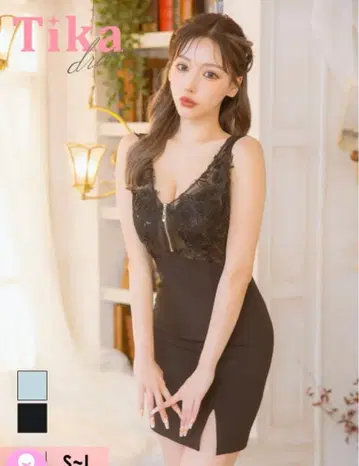 Tika 미니 드레스 블랙