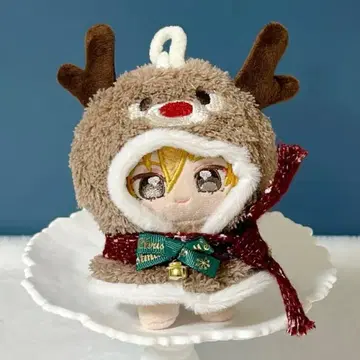 10cm 인형옷 루돌프 언제나 인형 앙스타 크리스마스 2세트