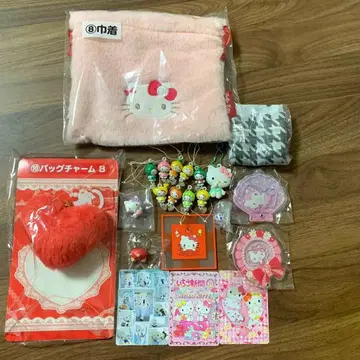 헬로키티 당시 물건 후르츠 스트랩 레어 묶음 판매