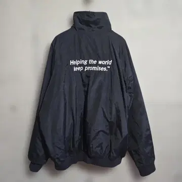 90's 구제 의류 Freight 메시지 트랙 자켓 안감 플리스