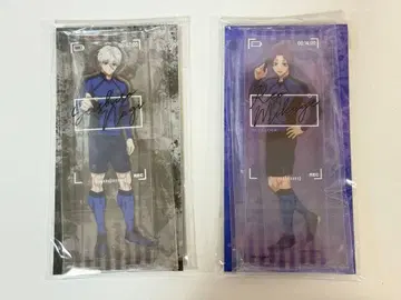 블루 록 아크릴 스탠드 나기 세이시로 미카게 레오 사인ver. 세트