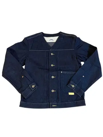 월드 워커즈 엔지니어 자켓 L 인디고 도넛 버튼