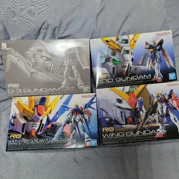 RG G-3ver2.0+갓건담+윙건담+빌드스트라이크