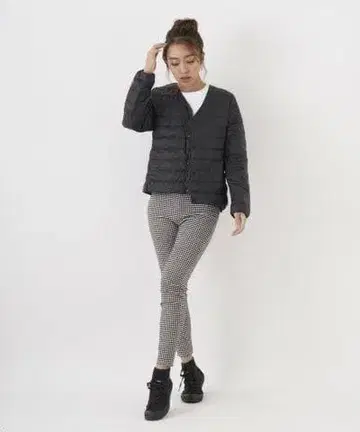 미사용 ocean pacific 4L 블랙 여성용 이너 다운 자켓