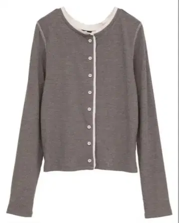 CLANE W FACE BICOLOR CARDIGAN