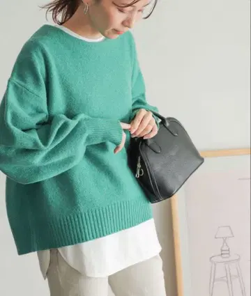 택 포함 새상품! 어반 리서치 도어스 해밀턴 울 보트넥 풀오버